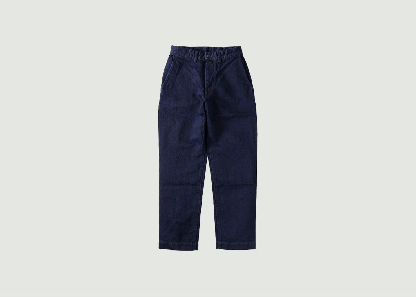 Kouzo Indigo baggy jeans (楮-コウゾ) - Japan Blue Jeans